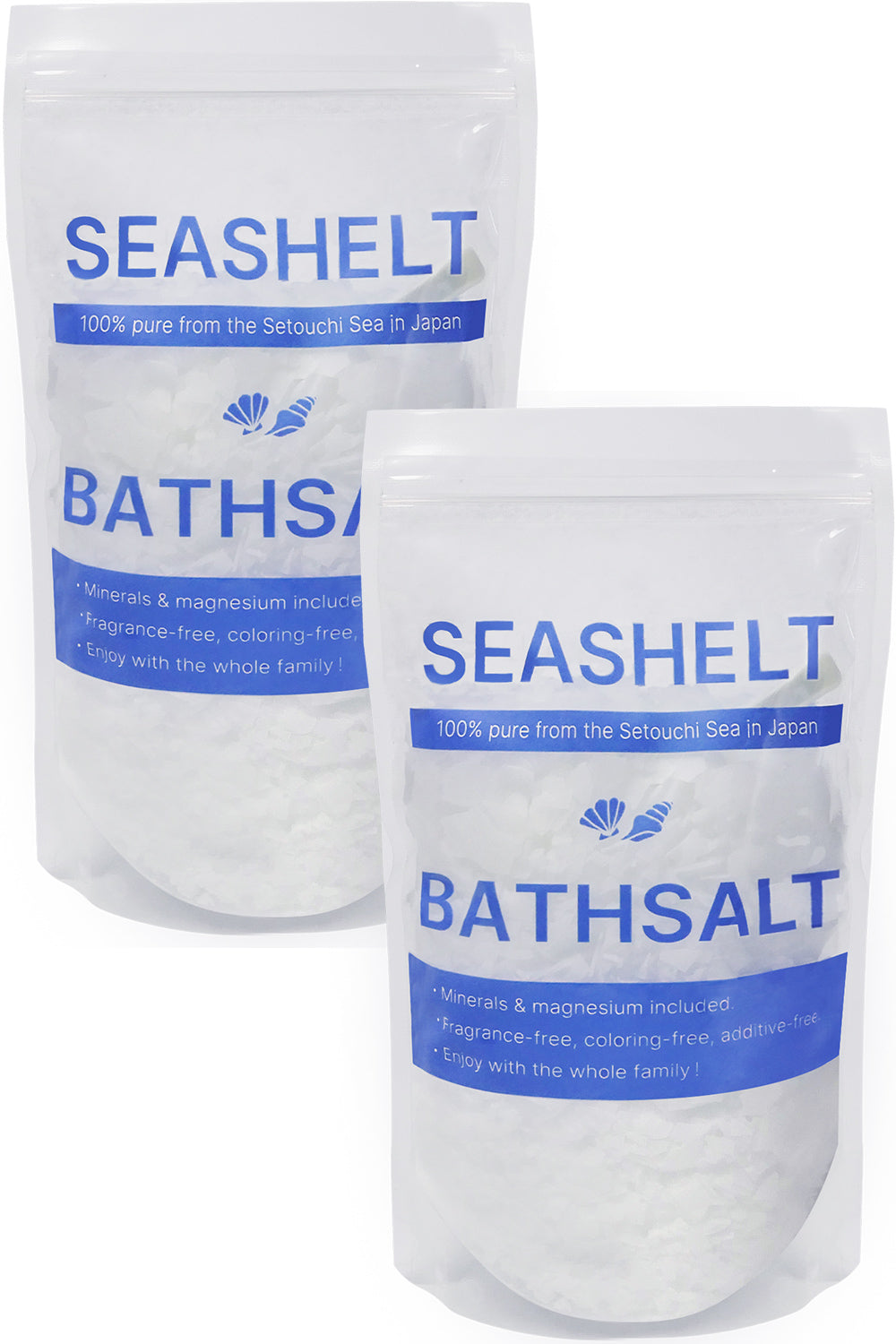 SEASHELT バスソルト マグネシウム 無香料 計量スプーン付 30回分