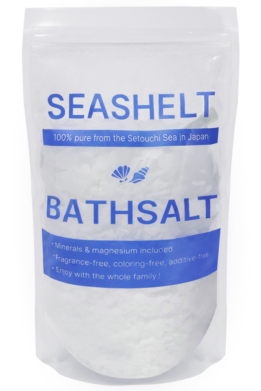 SEASHELT バスソルト マグネシウム 無香料 計量スプーン付 30回分