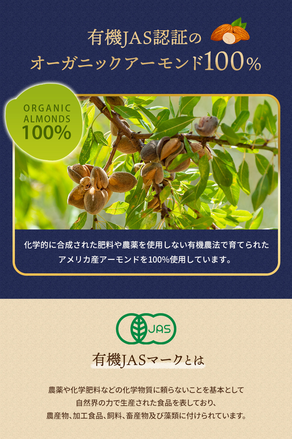 彩輪商店 アーモンドプードル 有機JAS オーガニック アーモンドパウダー 皮付き 無添加 国内加工 製菓用 250g チャック付き