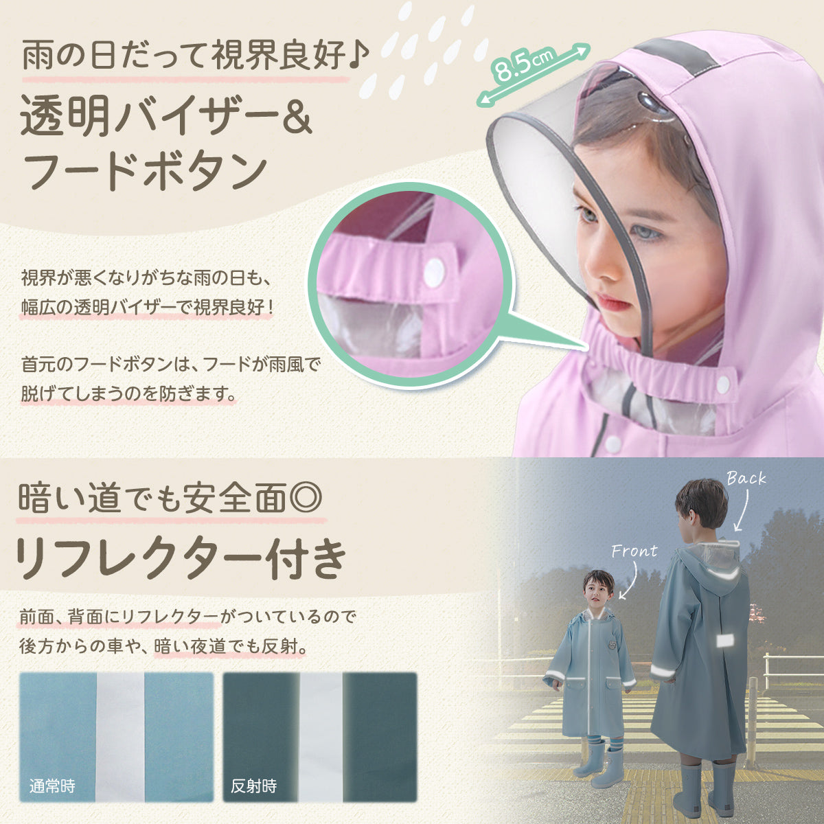 キッズ用レインコート アイムトゥイーク