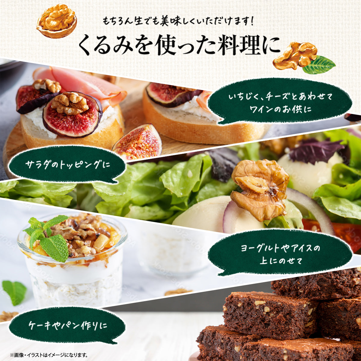 生くるみ 1個