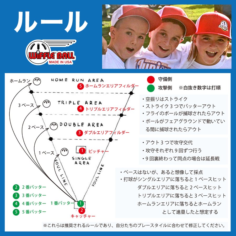 ウィッフルボール 3個セット